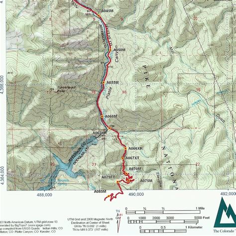 Colorado Trail Map Book - Colorado Trail Foundation