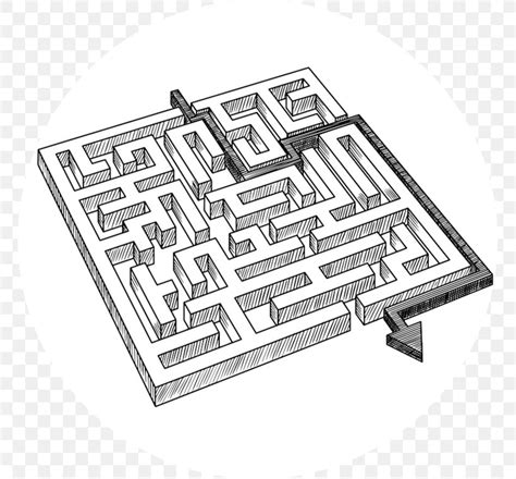 Maze Vector Graphics Labyrinth Drawing Art, PNG, 763x762px, Maze, Art ...