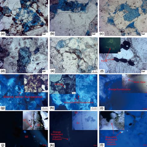 Optical microscope micrographs illustrating the texture and nature of ...