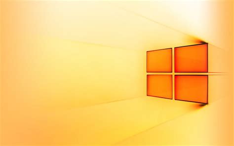 Orange Windows Logo