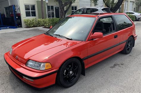 No Reserve: 1991 Honda Civic Si 5-Speed for sale on BaT Auctions - sold ...