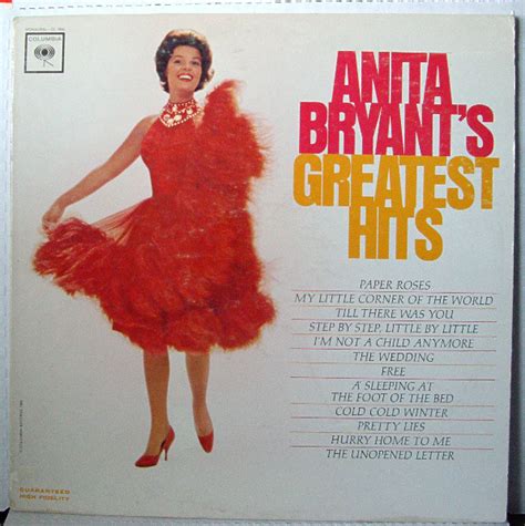 Anita Bryant – Greatest Hits (1963, Vinyl) - Discogs