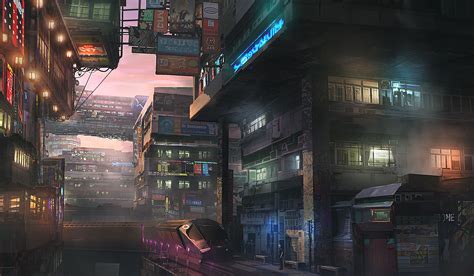 Cyberpunk Anime City Wallpapers - Top Free Cyberpunk Anime City ...