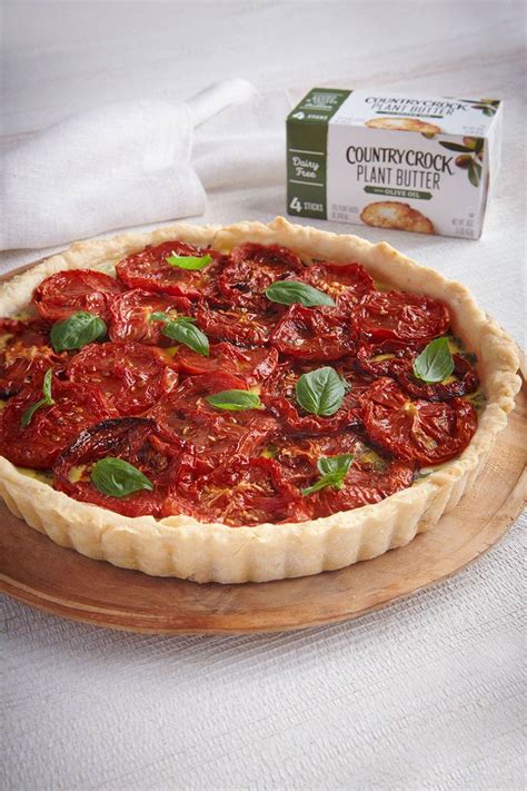 Roasted Tomato Basil Quiche