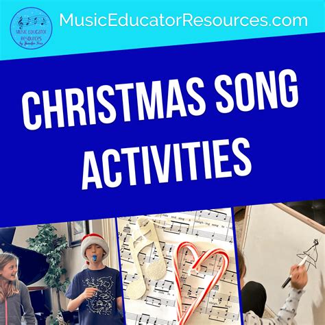 Christmas Song Activities to Play • Music Educator Resources