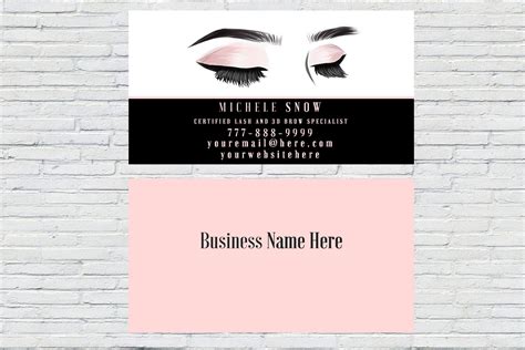 Eyelash Business Cards Ideas - BusinessCards