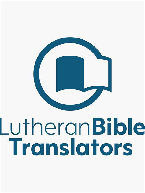 "2023 Lutheran Bible Translators Logo" Sticker for Sale by Lutheran ...