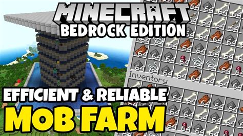 [1.17.0 WORKING] MOB FARM For Minecraft Bedrock Edition - YouTube