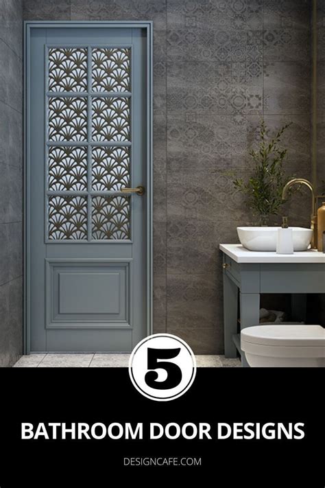 5 Beautiful Bathroom Door Design Ideas