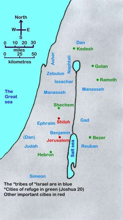 Book of Joshua - Old Testament maps