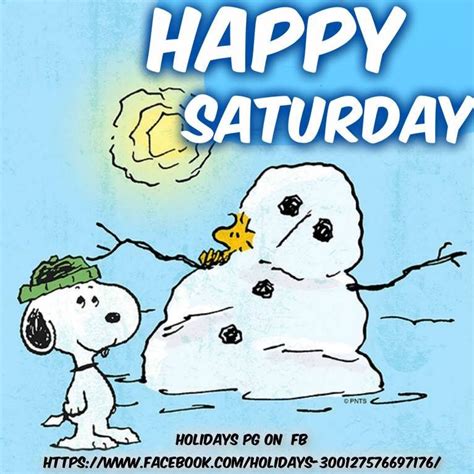 Saturday | Snoopy, Happy saturday, Peanuts gang