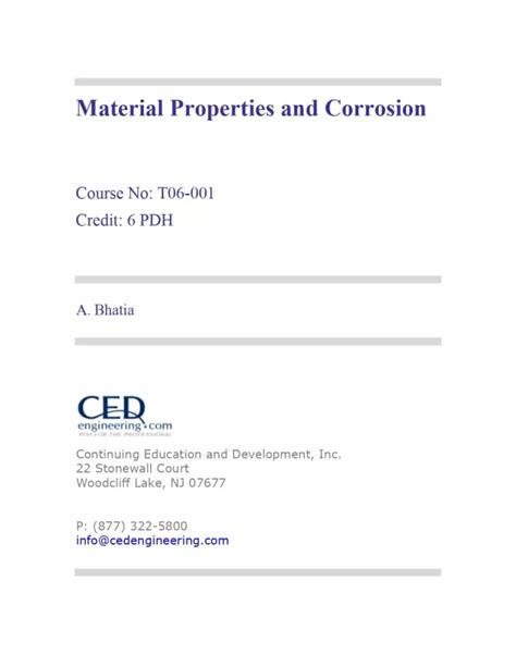 Materials Properties and Corrosion - AquaEnergy Expo Knowledge Hub