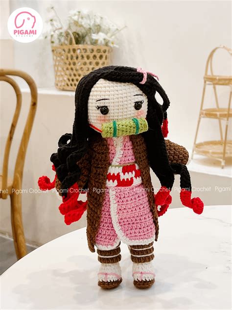 Anime Girl Crochet Doll Pattern Anime Crochet Amigurumi Doll - Etsy