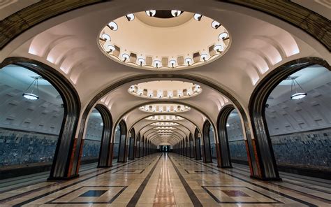 Museum interior, architecture, Russia, metro, train station HD ...