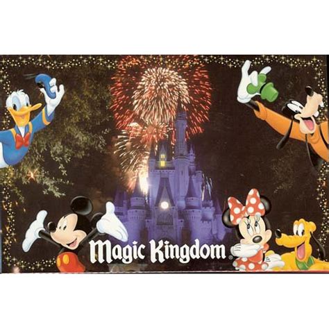 Disney Postcard Set - Walt Disney - Magic Kingdom