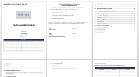 Sample Functional Specification Template | The Document Template