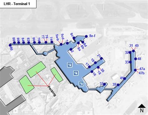 London Heathrow Airport Terminal 1 Map & Guide