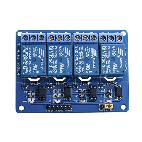 4 Channel Relay Module (5V) – Digitalelectronics.lk