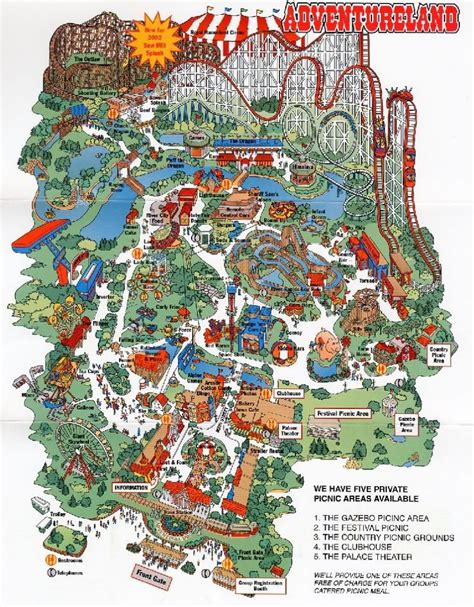 Map of Adventureland, Iowa