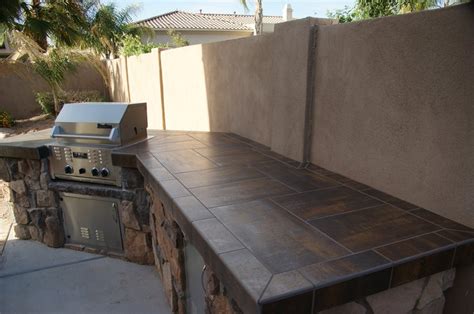 Granite Tile Countertop Outdoor Kitchen – Things In The Kitchen