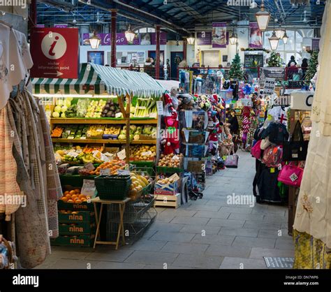 Durham Indoor Market Hall Stock Photo - Alamy