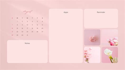 Pink Desktop Aesthetic Set 24 Icons Desktop Organizer Wallpaper | lupon ...