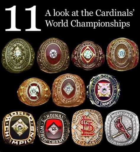 St. Louis Cardinals Championship Rings | St louis cardinals baseball ...