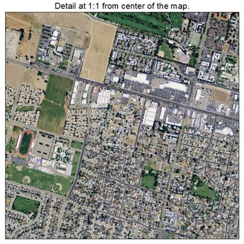 Aerial Photography Map of Manteca, CA California