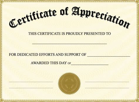 Editable Certificate Of Appreciation Template Editable in Certificate ...