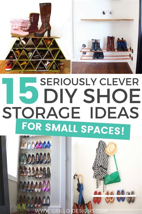 15 Clever DIY Shoe Storage Ideas |Grillo Designs