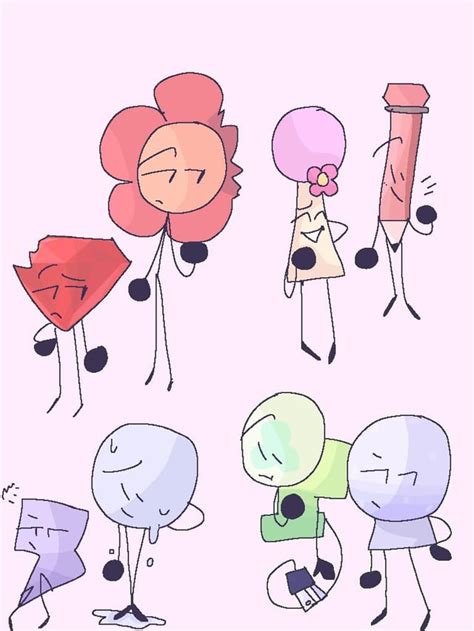 Why did eraser and pen covered theirears in bfdi 1a? : BattleForDreamIsland