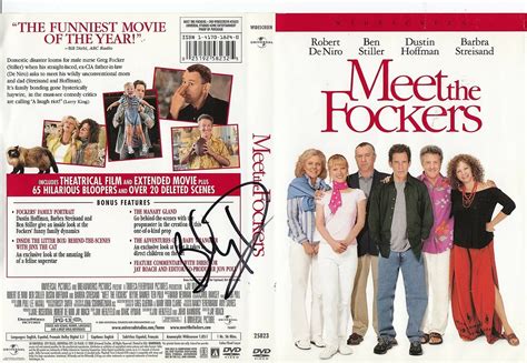 BLYTHE DANNER signed (MEET THE FOCKERS) DVD COVER *DINA BYRNES* W/COA ...