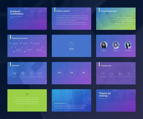 Gradient PowerPoint Template | Professional powerpoint templates ...