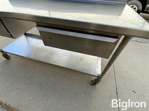 Stainless Steel Work Table W/Drawers BigIron Auctions