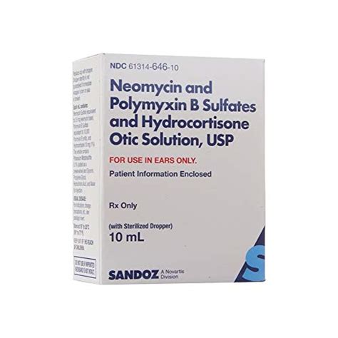 Amazon Pharmacy: Hydrocortisone / Neomycin / Polymyxin B (Generic for ...