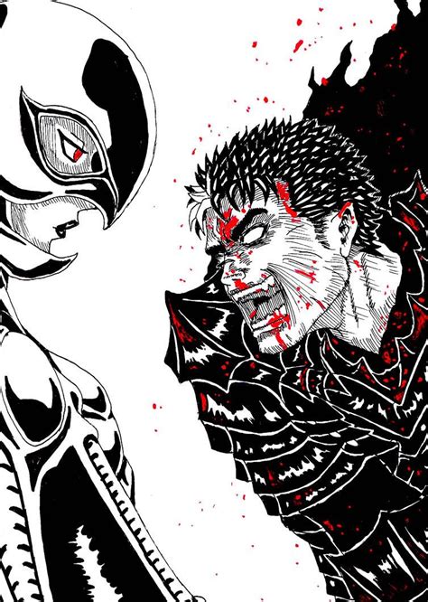 Guts vs Griffith by GreenColorPapers on DeviantArt | Berserk, Guts and ...