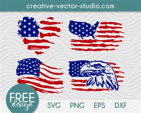 Free Distressed Flag SVG | Creative Vector Studio