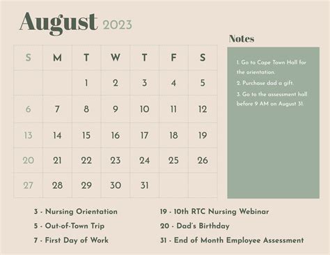 Free Monthly 2023 Calendar Template - Download in Excel, Google Sheets ...