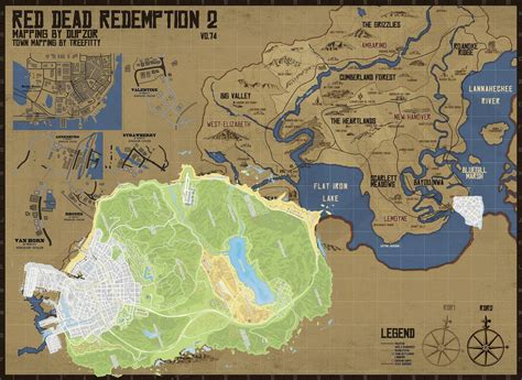 Red Dead Redemption 2 Map Comparison - Margaret Wiegel