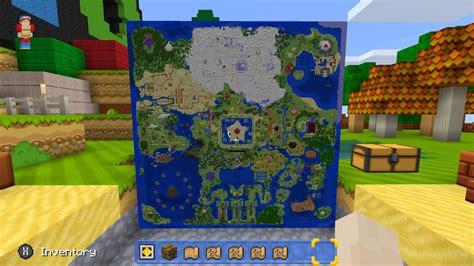 The map for the Mario themed world on Switch : r/Minecraft