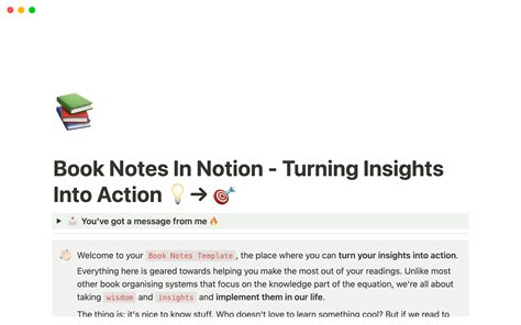 Book Notes for Notion | Notion Template