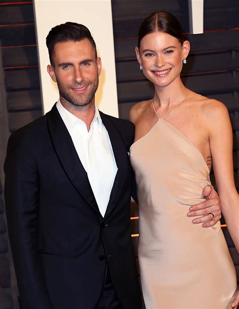 Pop Star, Adam Levine and his Namibian Model wife Behati Prinsloo ...