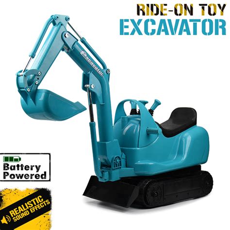 Kid's Ride-on Toy Excavator