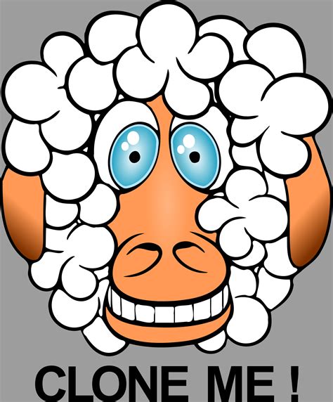 Clipart - funny sheep