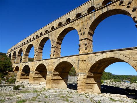 The Pont du Gard, UNESCO site near Uzès - Shutters & Sunflowers