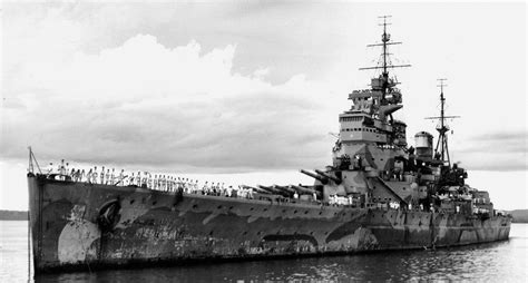 King George V-class battleship HMS Prince of Wales December 02, 1941 ...