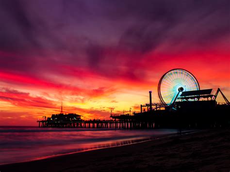 Santa Monica Sunset [5120x3840] : r/wallpaper