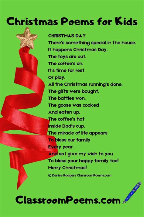 Christmas Poems for Kids