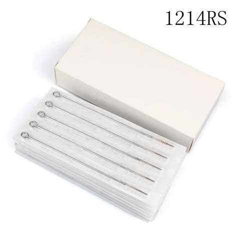 50PCS Professional Tattoo Needles 14RS steel disposable Sterilze Tatoo ...