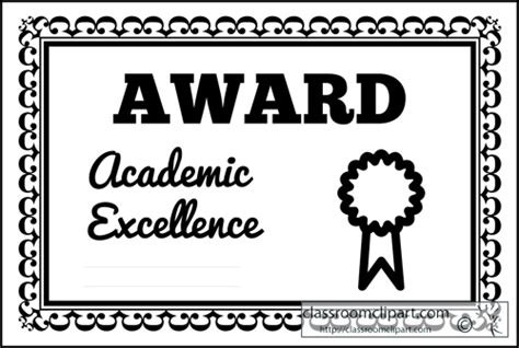 Academic Awards Cliparts - Celebrate Academic Achievements in Style